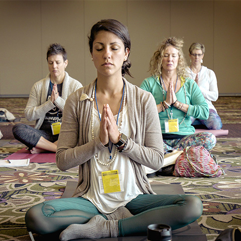 corporate yoga festival at ASHAexperience