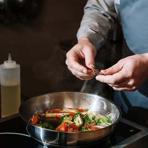 european-style cracked wheat and veggie pilaf